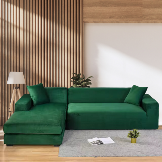 Sofa cover premium dark green